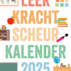 Cover Leerkracht scheurkalender 2025